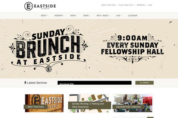 NativeChurch theme site design template sample