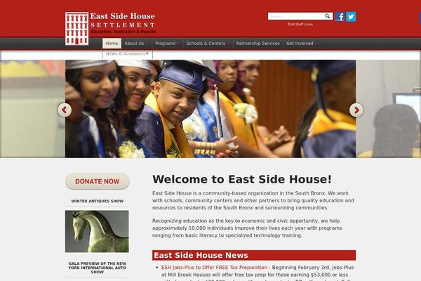 eastsidehouse.org site used Charity