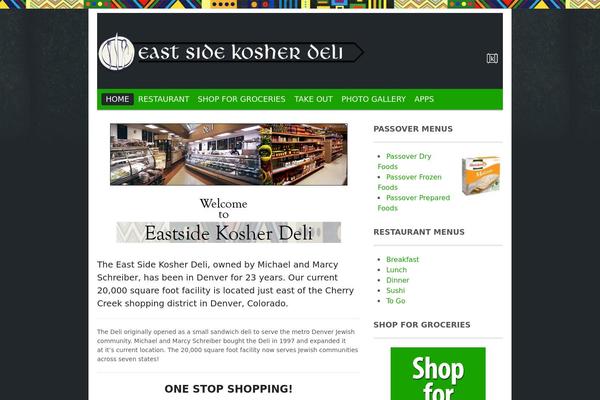 Canvas theme site design template sample