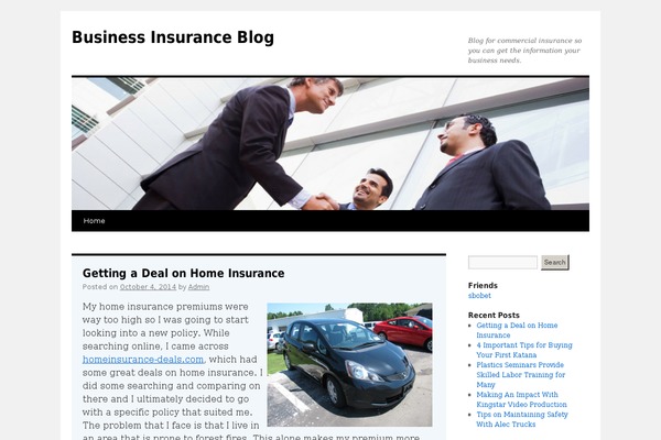 Twenty Ten theme site design template sample