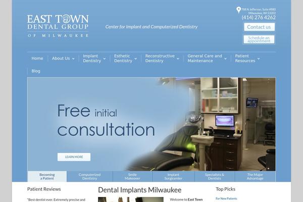 WordPress website example screenshot