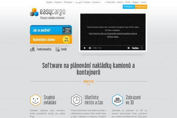 easy-cargo.cz site used Easycargobautiful
