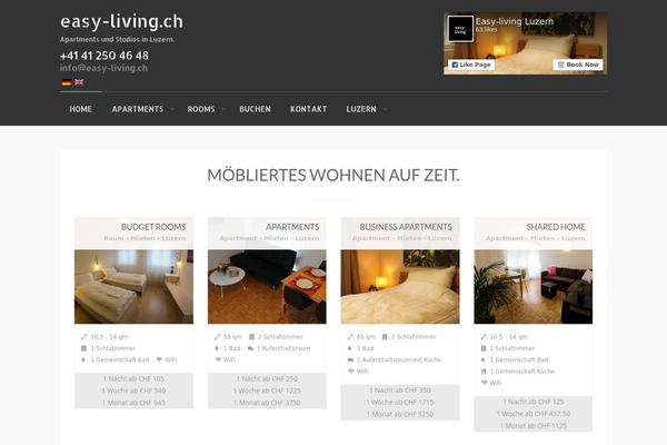 easy-living.ch site used Holiday-cottage