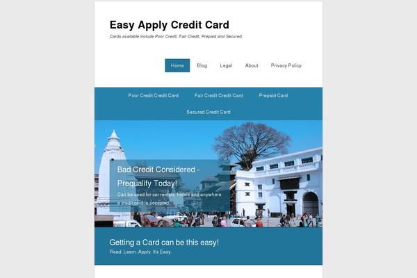 easyapplycreditcard.com site used Catch Kathmandu