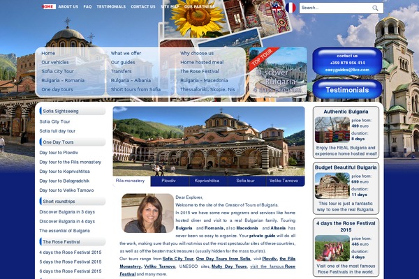 easybulgariatravel.com site used Travel-agency-pro