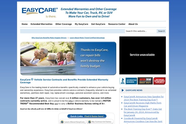 easycaredev.com site used Easycare