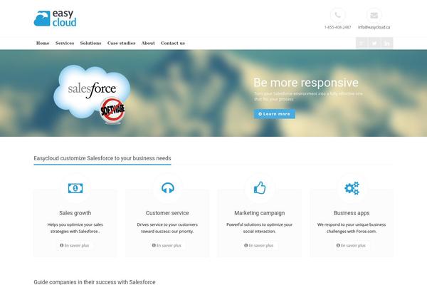 WordPress website example screenshot