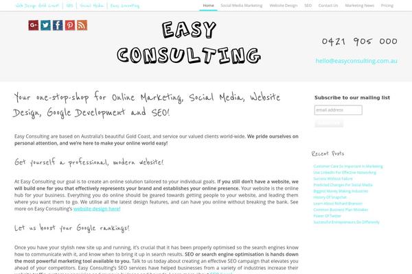 WordPress website example screenshot