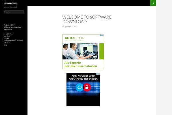 Twenty Fourteen theme site design template sample