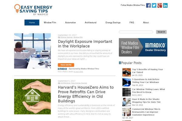 easyenergysavingtips.com site used Devtheme