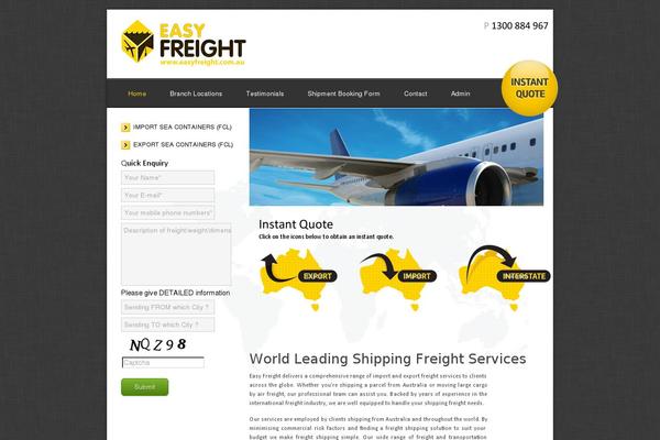 easyfreight.com.au site used Easyfreight