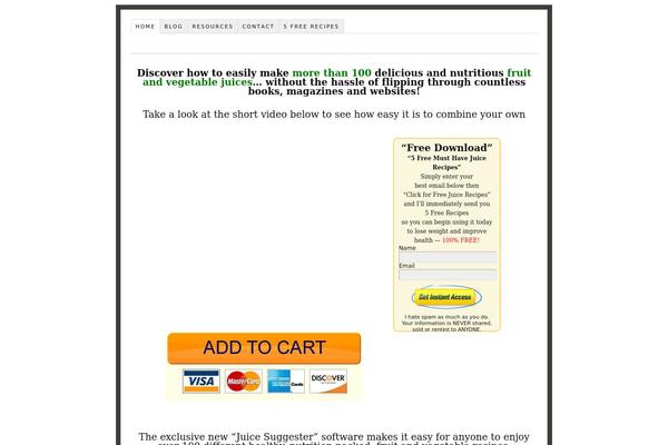 WordPress website example screenshot