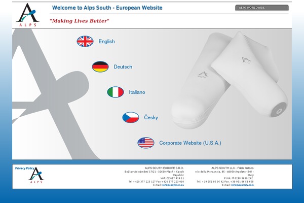 easyliner.eu site used Alpsitaly