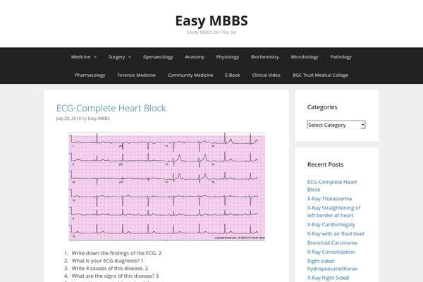 WordPress website example screenshot