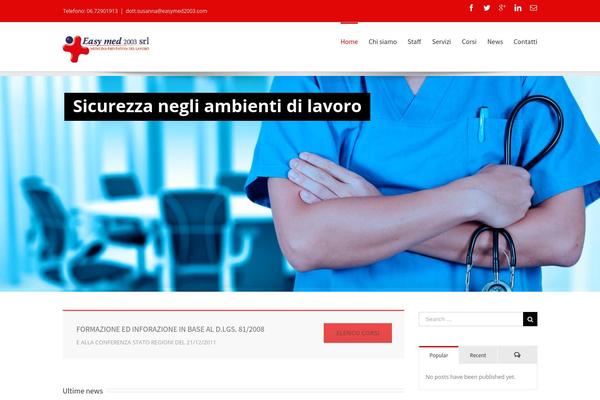WordPress website example screenshot
