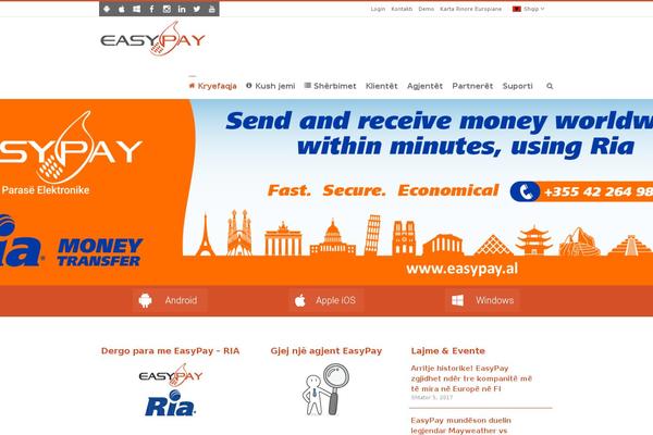 easypay.al site used 3Clicks