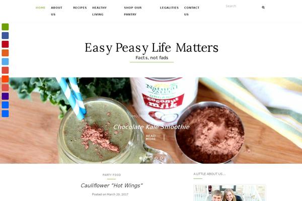 easypeasylifematters.com site used Cuisine