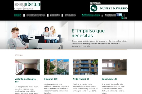 easystartup.es site used Easystartup