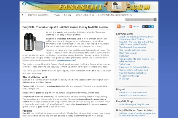 easystill.com site used 80