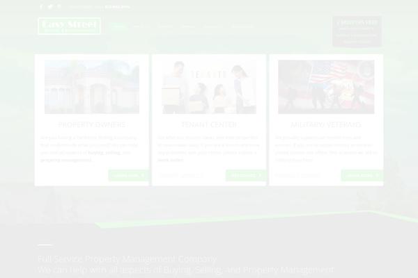 Easy theme site design template sample