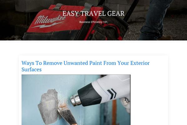 easytravelgear.com site used Visual-blog