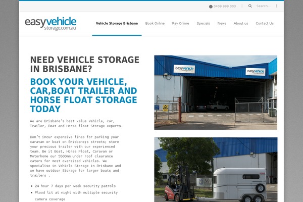 easyvehiclestorage.com.au site used Easyvehiclestorage