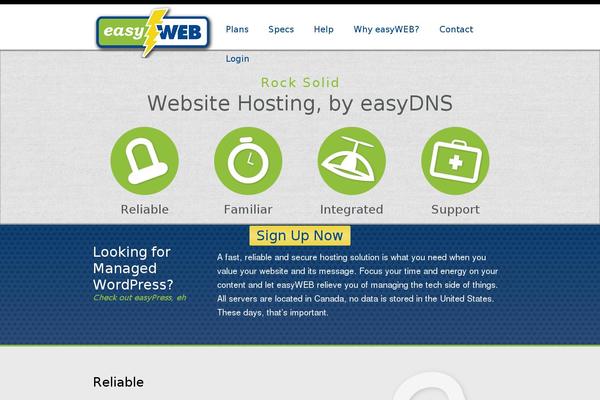 easyweb.com site used Genesis-easydns