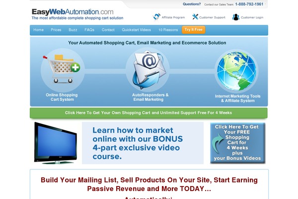 easywebautomation.com site used Rise