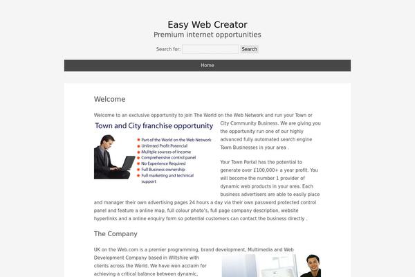 easywebcreator.com site used Neighborly