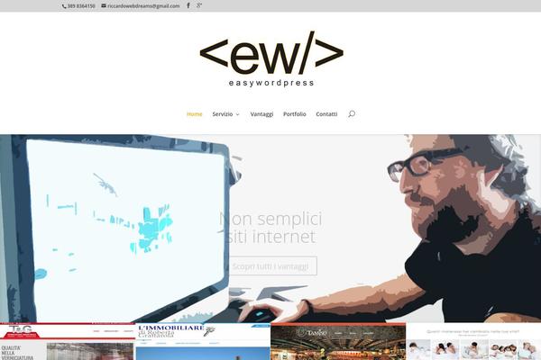 easywordpress.it site used Aboutme-wp