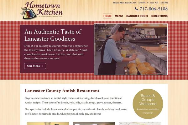 eatathometown.com site used Hometown-kitchen