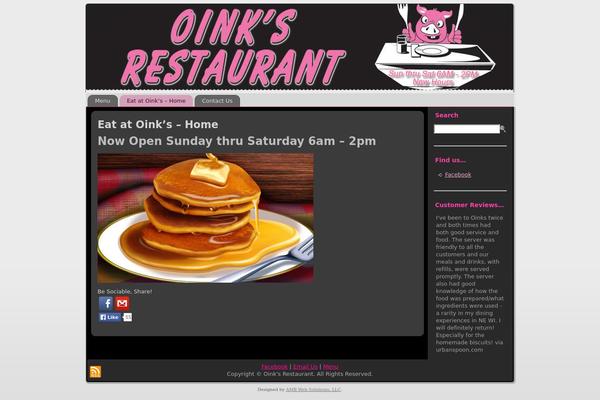 eatatoinks.com site used Oinksrestaurant