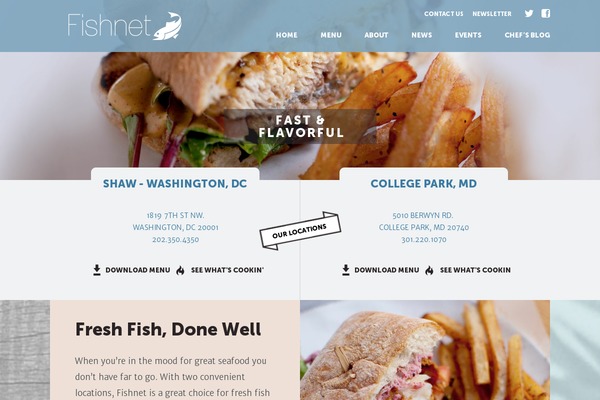 eatfishnet.com site used Restaurant_theme