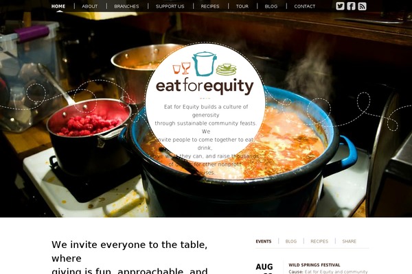 eatforequity.org site used E4e