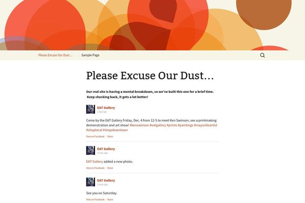 Twenty Thirteen theme site design template sample