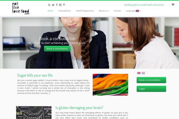 WordPress website example screenshot