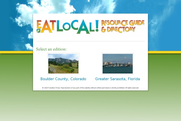 eatlocalguide.com site used Elorg