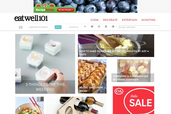 eatwell101.com site used Thesis 1.8.5