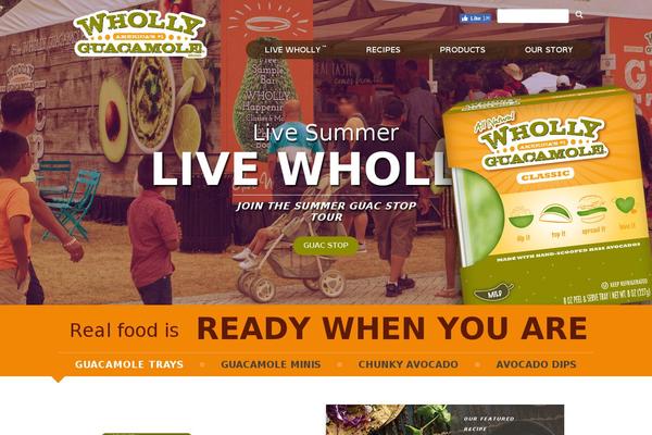 eatwholly.com site used Eat-wholly-theme