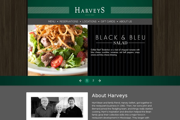 eatwithharveys.com site used Harveys