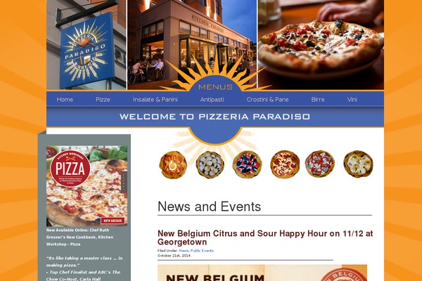 pizzeria theme websites examples