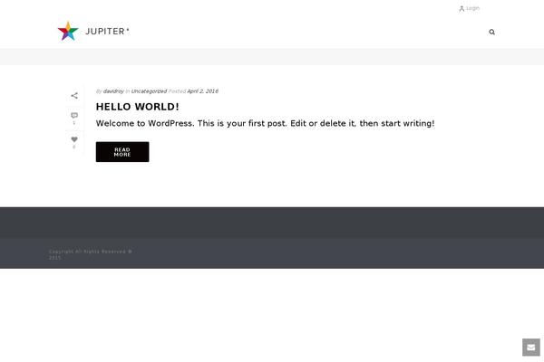 WordPress website example screenshot