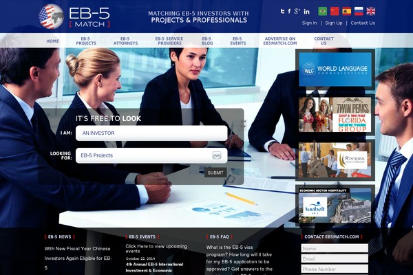 eb5match.com site used Lytron_theme