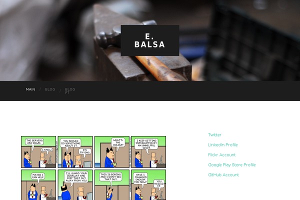 WordPress website example screenshot