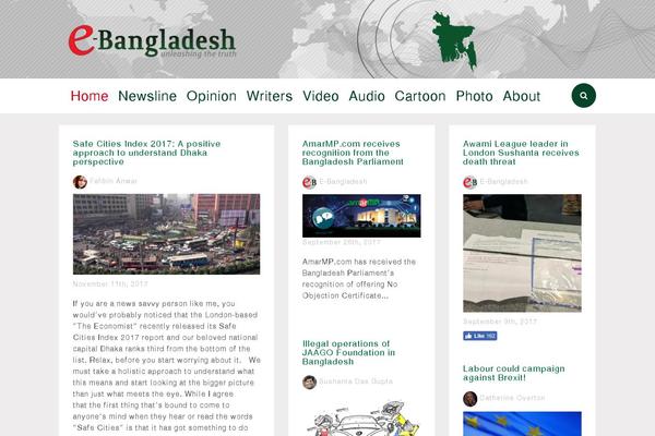 ebangladesh.com site used Amartheme
