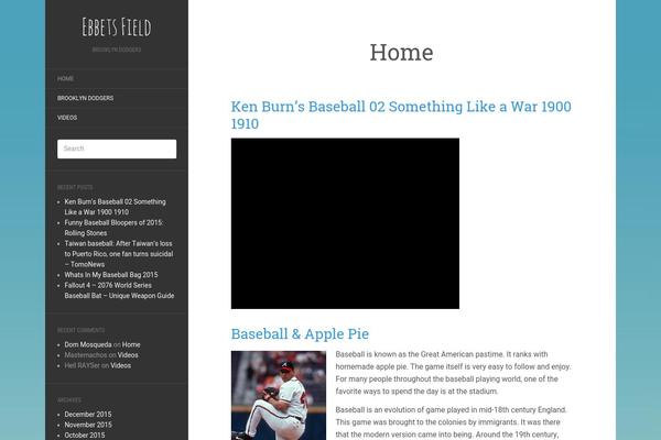 Flat theme site design template sample