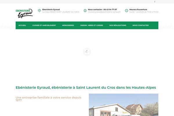 ebenisterie-eyraud.fr site used Woodworks