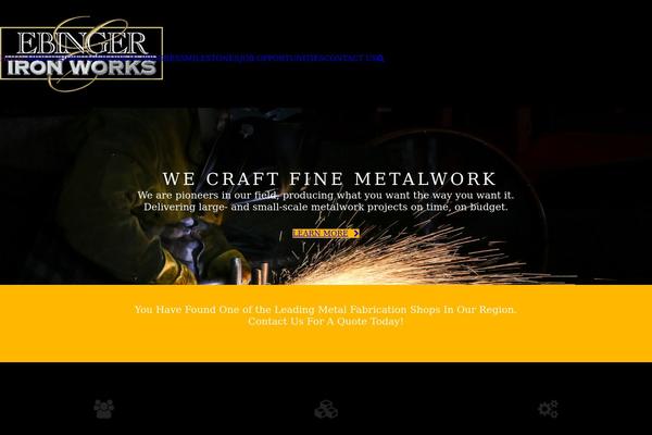 Total theme site design template sample