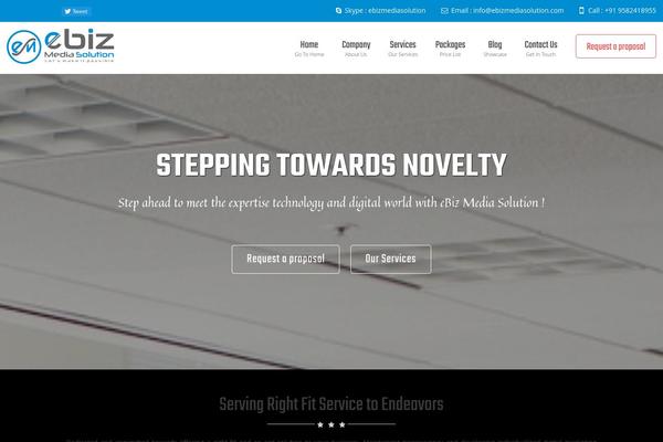 ebiz theme websites examples