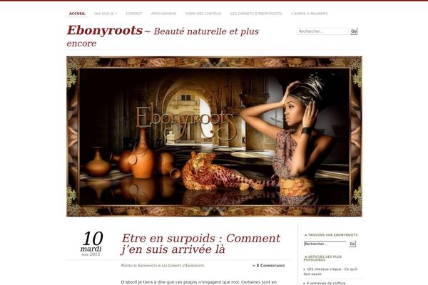 ebonyroots.com site used Chateau-wpcom